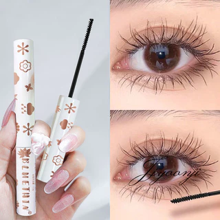 Ins Ultra-Fine Bruch Head Mascara Chống Thấm Nước Chống Mồ Hôi Kéo Dài Xoăn Lâu Dài Định Hình Không Mờ Nhìn Khác Biệt Sinh Viên