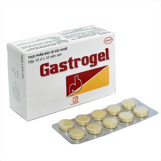 Gastrogel Viên nhai trào ngược dạ dày Hộp 100 viên