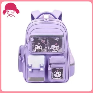 Công Chúa Dễ Thương Kuromi Phong Cách Giảm Burden Schoolbag Học Sinh Tiểu Học Nữ Một Hai Bốn Lớp Thứ Sáu Dung Tích Lớn Hoạt Hình Ba Lô WI9V