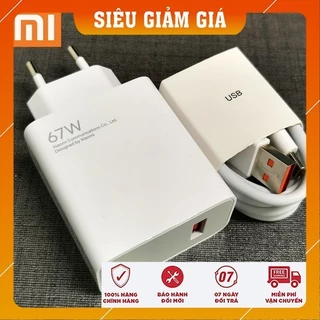 Củ Sạc Nhanh Xiaomi mi 12 67W Cho mi 11 11T 12S Ultra Lite 11i Poco F2 F4 X4 Redmi Note10 11 Pro