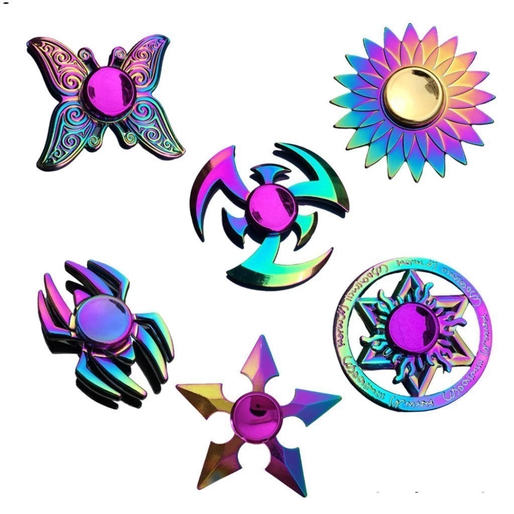 （SPINER BẰNG KIM LOẠI） Con Quay Đồ Chơi Fidget Spinner Bằng hợp kim kẽm, đồ chơi giảm stress vô cực