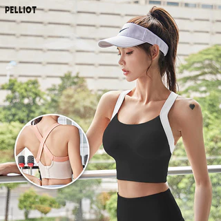 Áo ngực Pelliot tích hợp miếng đệm ngực chạy bộ áo ngực thể thao nút bấm áo vest