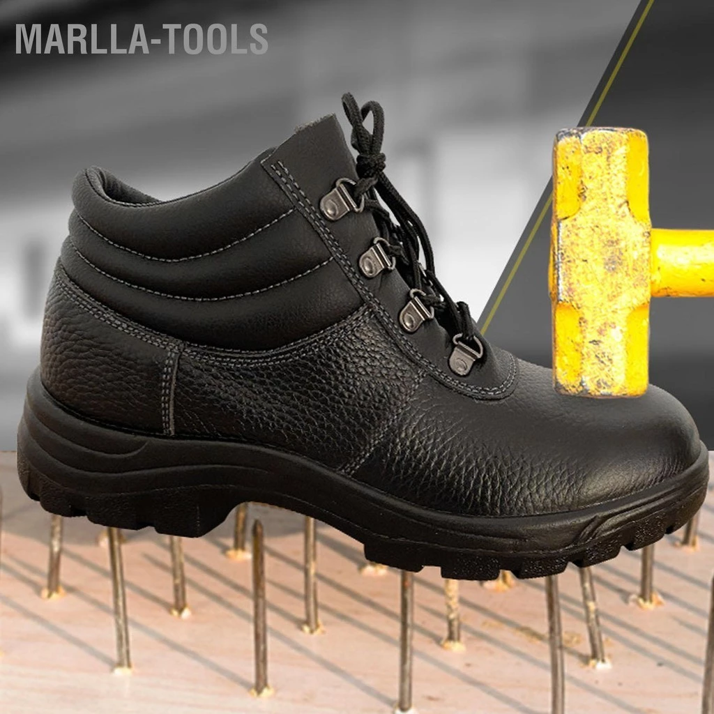 MARLLA-Tools Giày công nghiệp leo núi có đệm lót chống va đập bằng thép cách nhiệt