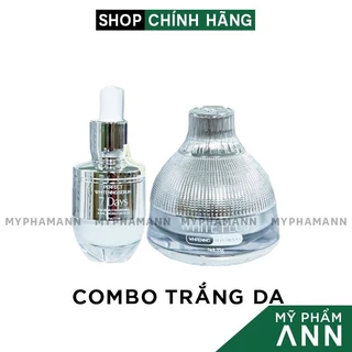 Combo Kem Face Lười White Plus Queenie Skin và Serum 7Days Queenie Skin Chính Hãng