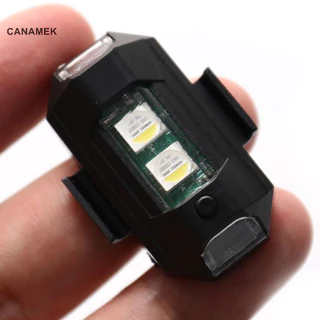 Canamek 4 / 7 Màu Đèn Nhấp Nháy USB LED Chống Va Chạm Đuôi Xe Đạp / Mô Hình Máy Bay Mới