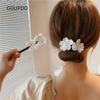 Dây buộc tóc xoắn, Magic Bun Maker Flower Hair Circler, Vỏ tạo kiểu tóc thời trang Hoa Lazy Man Phụ kiện tóc