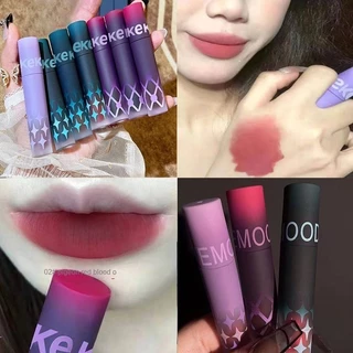 Kememood Kaleidoscope Lip Gloss Matte Velvet Non Stick Cup Son môi chống nước mịn