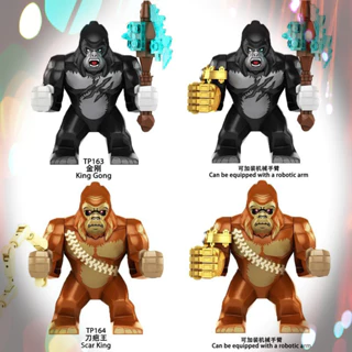 Đồ chơi khối xây dựng Mini Monster Little People King Kong