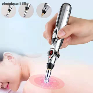 Pingchuan888 Điện Châm Cứu Điểm Massage Bút Giảm Đau Laser Trị Liệu Điện Tử Kinh Tuyến Bút Năng Lượng Đầu Cơ Thể Cổ Lưng Máy Mát Xa Chân Đẹp