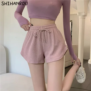 SHIHANROU quần short nữ quần đùi nữ jean High-quality Cổ điển Popular táo bạo WDK2440DPG 19Z240511