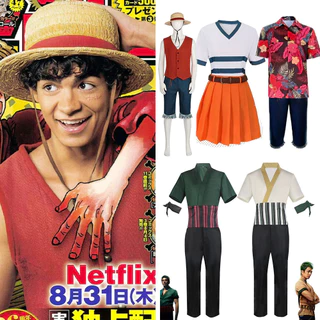 Anime One Piece Khỉ D. Luffy Cosplay Trang Phục trang phục cosplay mũ vest halloween Roronoa Zoro Nami