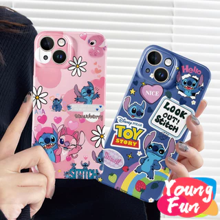 Ốp iPhone 11 Stitch Hình ảnh đáng yêu Ốp Lưng Cho iPhone 14 XR 13 11 12 Pro Max 8 7 6 6S Plus X Xs Max Se 2020 13 12 11 Ốp Mềm TPU Bóng Bảo Vệ Chống Sốc Camera