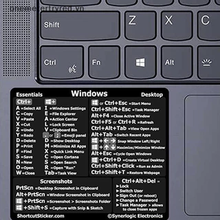 Metertryred 30 Cái Windows + Word / Excel / Adobe Photoshop Hướng dẫn bàn phím Phím tắt Nhãn dán VN