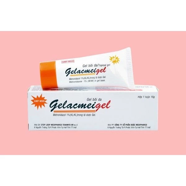 GELACMEIGEL 1% - DÙNG CHO MỤN MŨ, NHIỄM KHUẨN NGOÀI DA