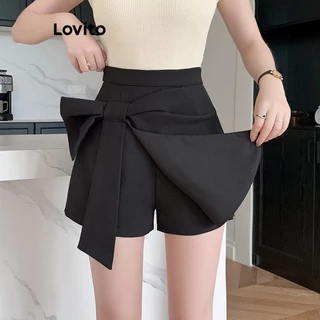 Lovito Casual Nơ Ngắn cho Nữ LNE51521