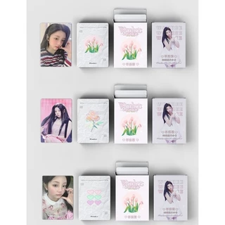 50-55pcs/box ILLIT Holographic Laser Lomo Cards SUPER REAL ME Album Photocards WONHEE Solo YUNAH MINJU MOKA IROHA Hologram Postcards