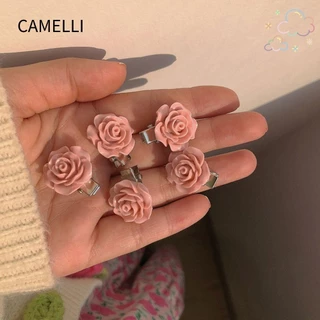 Camelli1 5 Kẹp Tóc Mini Dễ Thương 5 Chiếc Bé Gái Tạo Kiểu Tóc Mũ Nón