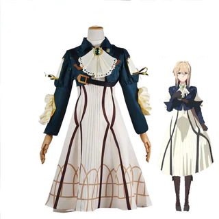 Violet Cosplay Violet Evergarden Trang Phục Hóa Trang Đảng Quần Áo Vai Trò Chơi Truyện Tranh Con Tóc Giả Coser Đầm