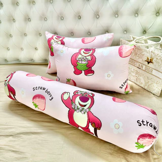 COMBO 2 GỐI NẰM KÈM 1 GỐI ÔM , ruột gối chưa có vỏ gối chất liệu cotton poly