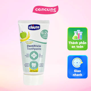 Kem đánh răng hương Chuối - Táo 6M+ Chicco