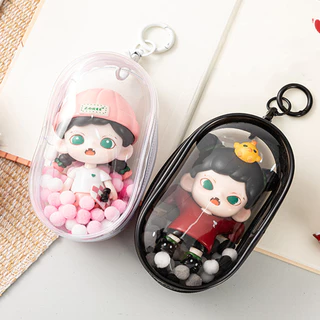 Túi đựng búp bê PVC trong suốt chống bụi Túi đựng hộp đựng Charm SP072