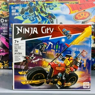 [Ninja] Đồ chơi Lắp ráp NINJA CITY SKU 7200 THE KAI'S MECH RIDER EVO 223 chi tiết Cung cấp và bảo hành bởi Pluton