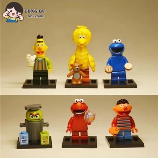 Anime Minifigures Sesame Street Khối Xây Dựng Búp Bê Sưu Tập Quà Tặng Mô Hình mini Đồ Chơi