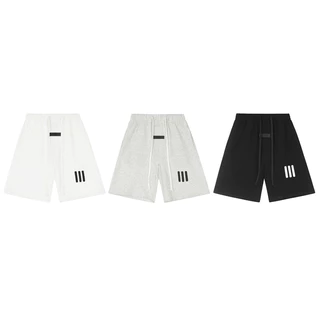 Bán chạy nhất 3E5SEN1AL5 Nam Nữ Cotton Quần Ngắn Họa Tiết Ba Thanh Eo Co Giãn Plus Kích Thước Quần Short Unisex