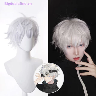 Bfvn Anime Jujutsu Kaisen Gojo Satoru Cosplay Tóc Giả Tóc Ngắn Tóc Giả Cho Tiệc Quà Tặng HOT