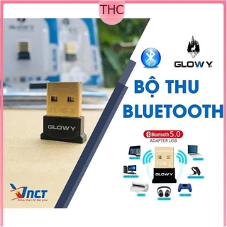 Đầu thu phát tín hiệu USB Bluetooth 5.0 Glowwy Dongle không dây tiện lợi dành cho máy tính