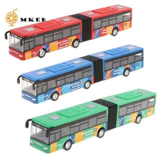 Mkeb Diecast Xe Buýt Đồ Chơi Quà Tặng Sinh Nhật Cho Bé Trai Xe Bộ Đồ Chơi Xe Ô Tô Xe Bus Mô Hình Đồ Chơi Giáo Dục Xe Buýt Khớp Nối