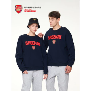 Áo Hoodie in Logo cổ tròn hải quân Arsenal