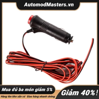 Đầu nối ổ cắm ô tô nam 12V 24V Công tắc tắt 3M