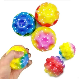 Hữu Ích Lỗ Bóng Mềm Chống Trọng Lực Cao Su Bounce Ball 66mm Cực Cao Bóng nảy Trò Chơi Ngoài Trời Đồ Chơi Thể Thao Bóng Chống Căng Thẳng