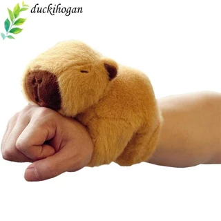 Vòng tay tát động vật DUCKIHOGAN, Vòng đeo tay hoạt hình Capybara Đồ chơi sang trọng, Vòng đeo tay động vật Đồ chơi tương tác