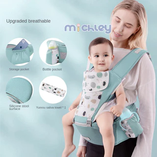 Michley baby carrier ghế đẩu eo cho bé đa chức năng phong cách giữ phía trước Nhẹ và phù hợp cho mọi mùa