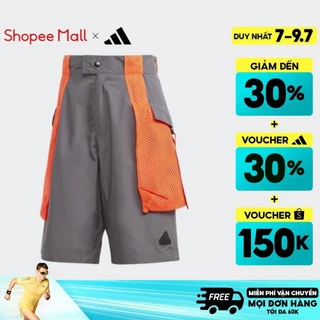 [7-9.7-VOUCHER 30%]adidas Phong cách sống Quần Short Premium City Escape Nam Xám IC3730