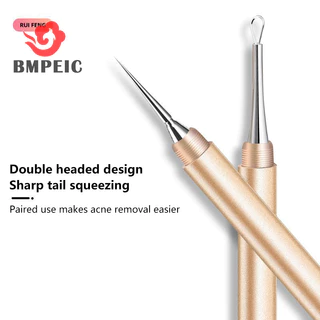 Bmpeic Double-Ended Acne Blackhead Removal s Pimples Blackhead Clip Beauty Artifact Blemish Extractor Remover Tool mới