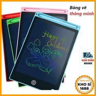 Bảng viết thông minh LCD đa sắc tự xóa 8.5 inch 10 inch 12inch cho bé tập vẽ, viết sáng tạo thông minh E1769