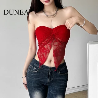 Dunea Nữ Gợi Cảm Phố Ngoài Vai Gạc Quấn Ngực