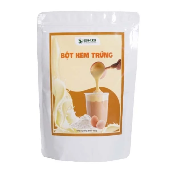 Bột kem trứng BKB bịch 500g - cho trà sữa, làm kem trứng