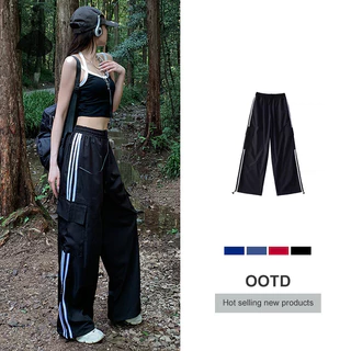 Crlnhc Quần Áo Baggy Ống Rộng 2023 Cao Cấp Dạo Phố Quần Hàng Hóa Nữ Hippie Jogger Quần Y2k Quần vn