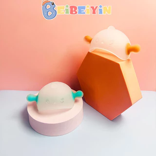 Beibeiyin Đồ chơi mọc răng cho bé Hoạt hình silicone miệng chống ăn tay nửa nếp nhăn răng hàm cho nam và nữ trẻ sơ sinh và trẻ sơ sinh