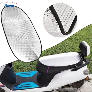 【Anna】Seat Cover Aluminum Film Durable Motorcycle Seat Cover Silver High Quality