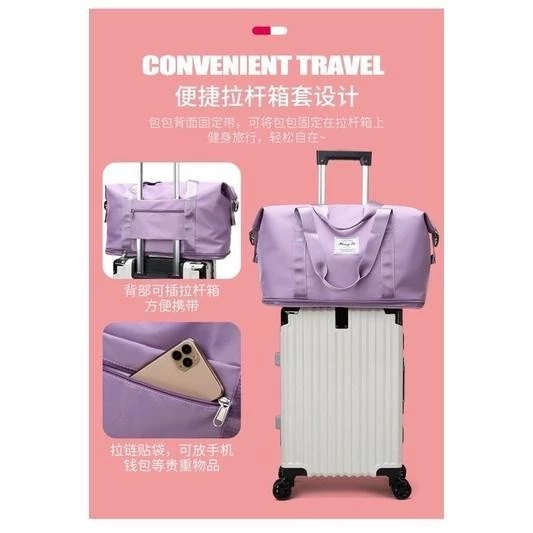 Túi Xách Hai Tầng, Túi 2 Tầng Đựng Đồ Đa Năng Nhiều Ngăn Nhiều Màu Rộng Rãi Có Ngăn Đựng