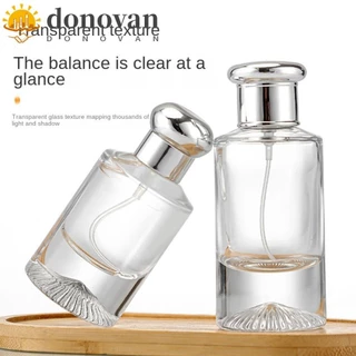Chai nước hoa thủy tinh DONOVAN, Chai xịt nước hoa trong suốt loại Press, Máy phun sương dạng lỏng có thể nạp lại đóng chai phụ di động 25 / 50ml Máy phun nước du lịch