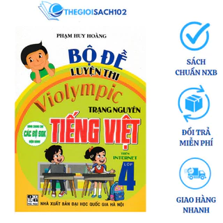 Sách - Bộ đề luyện thi Violympic Trạng Nguyên Tiếng Việt lớp 4 trên Internet