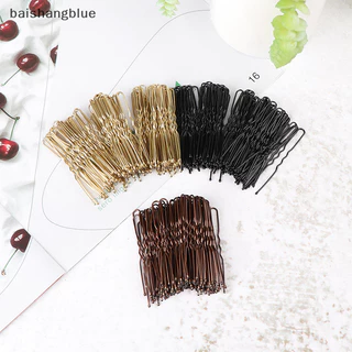 Baishangblue 50 Cái / bộ Tóc Sóng Hình Chữ U Bobby Pin Barrette Salon Kẹp Tóc BHB