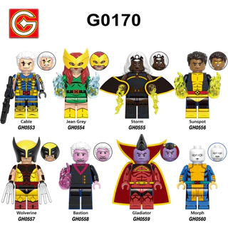 G0170 White Queen Building Wolverine Storm Blocks Magneto Nhân Vật Đồ Chơi Minifigures