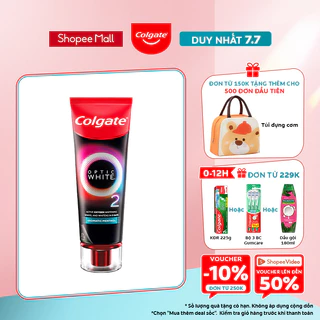 Kem Đánh Răng Colgate trắng răng TRONG 3 NGÀY Optic White O2 với Oxy Hoạt Tính 85g/ tuýp